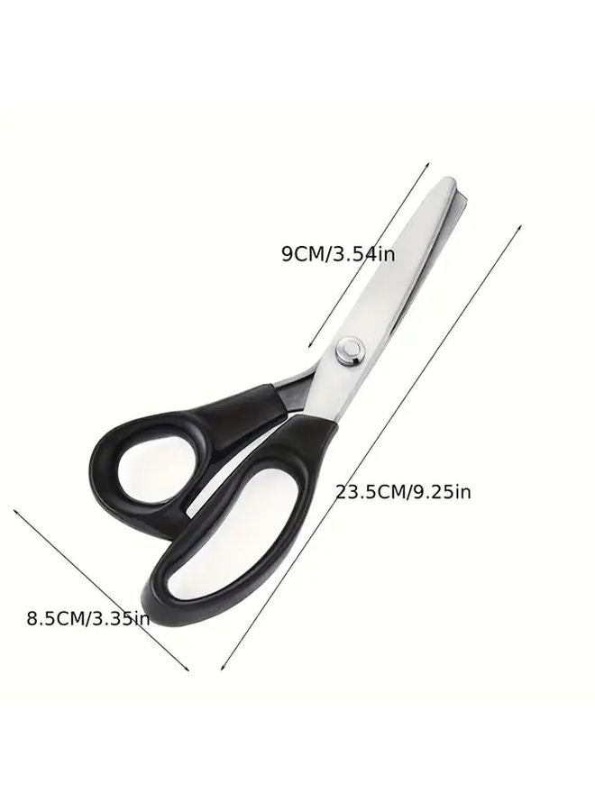 Toothbrush Cutter Scallop Edge Shears Stainless Steel Fabric Lace Trimming Scissors For Sewing Craft DIY - Image 3